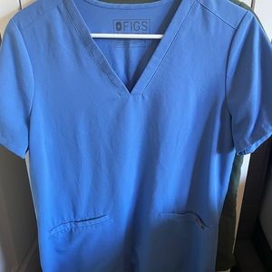 FIGS CEIL BLUE scrub set